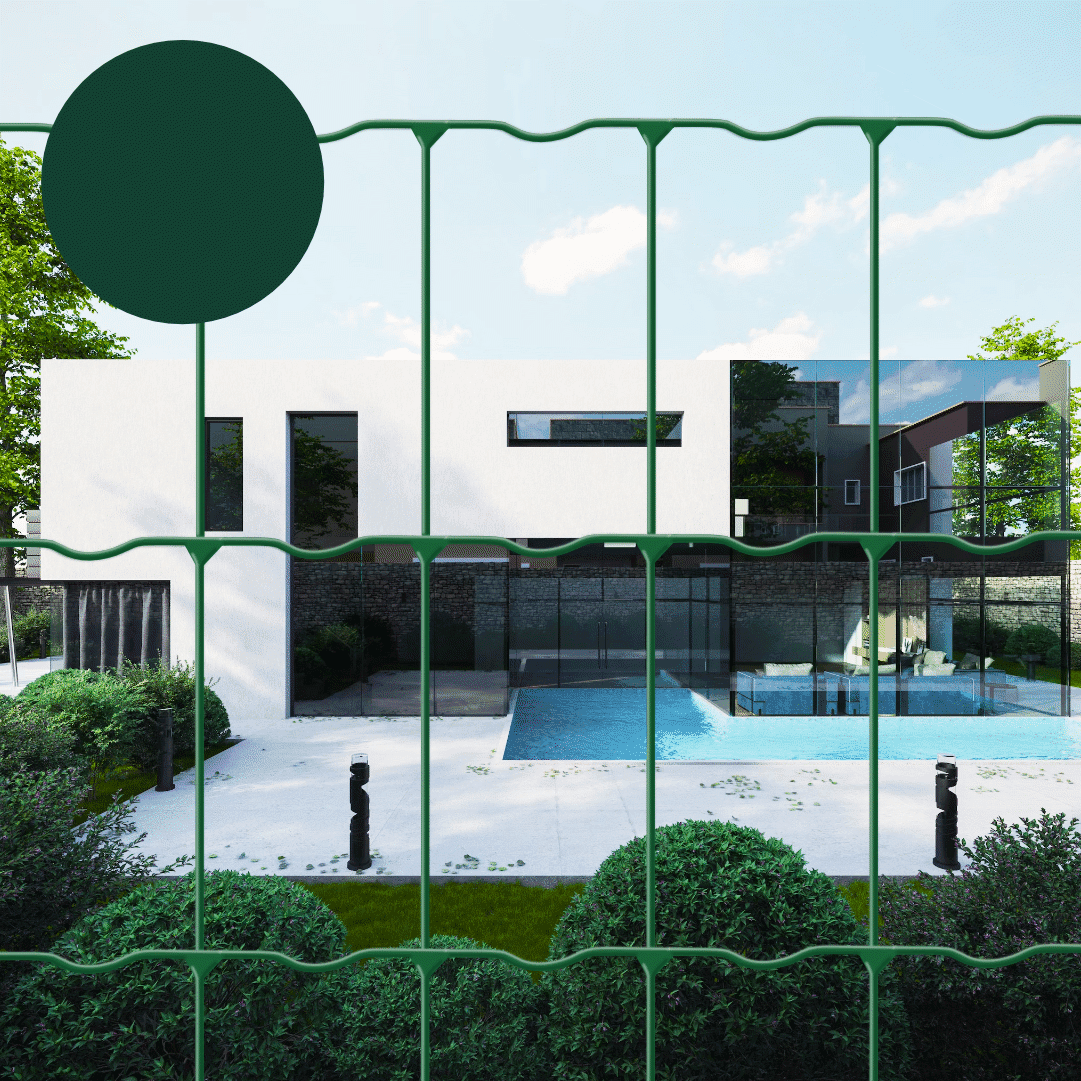 Rede Hagro Brico Malha 100x50x2,1MM Verde RAL6005