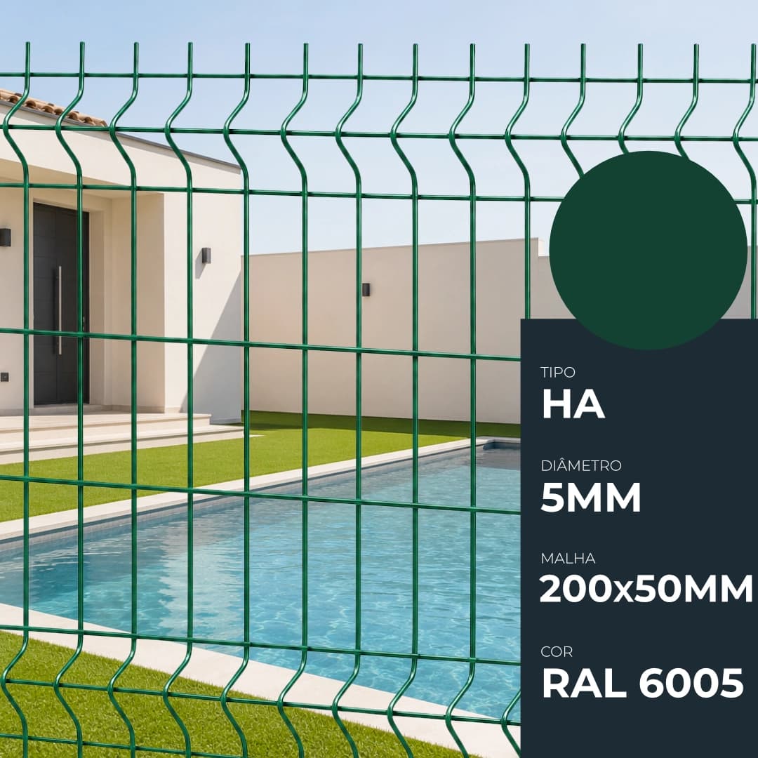Painel Plastificado HA - Verde RAL6005