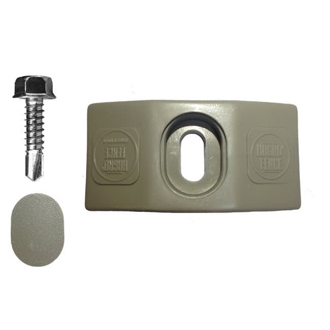Abraçadeira Plástico de Topo p/ Poste - Cinza RAL7030
