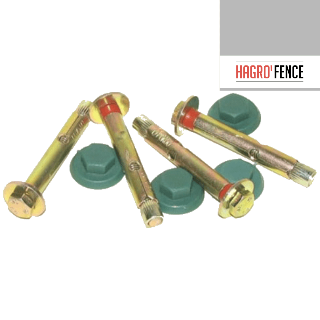 Kit 4 Parafusos + Bucha 6x60 para Bases com Tampa