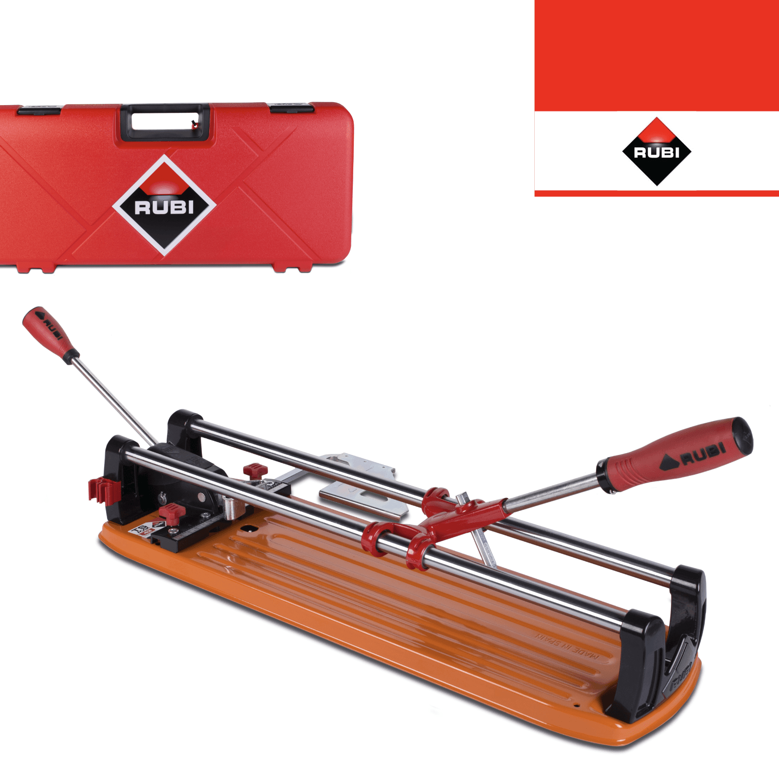 Cortador de Cerâmica Manual Rubi Profissional TS-43 Max + Mala (18920)