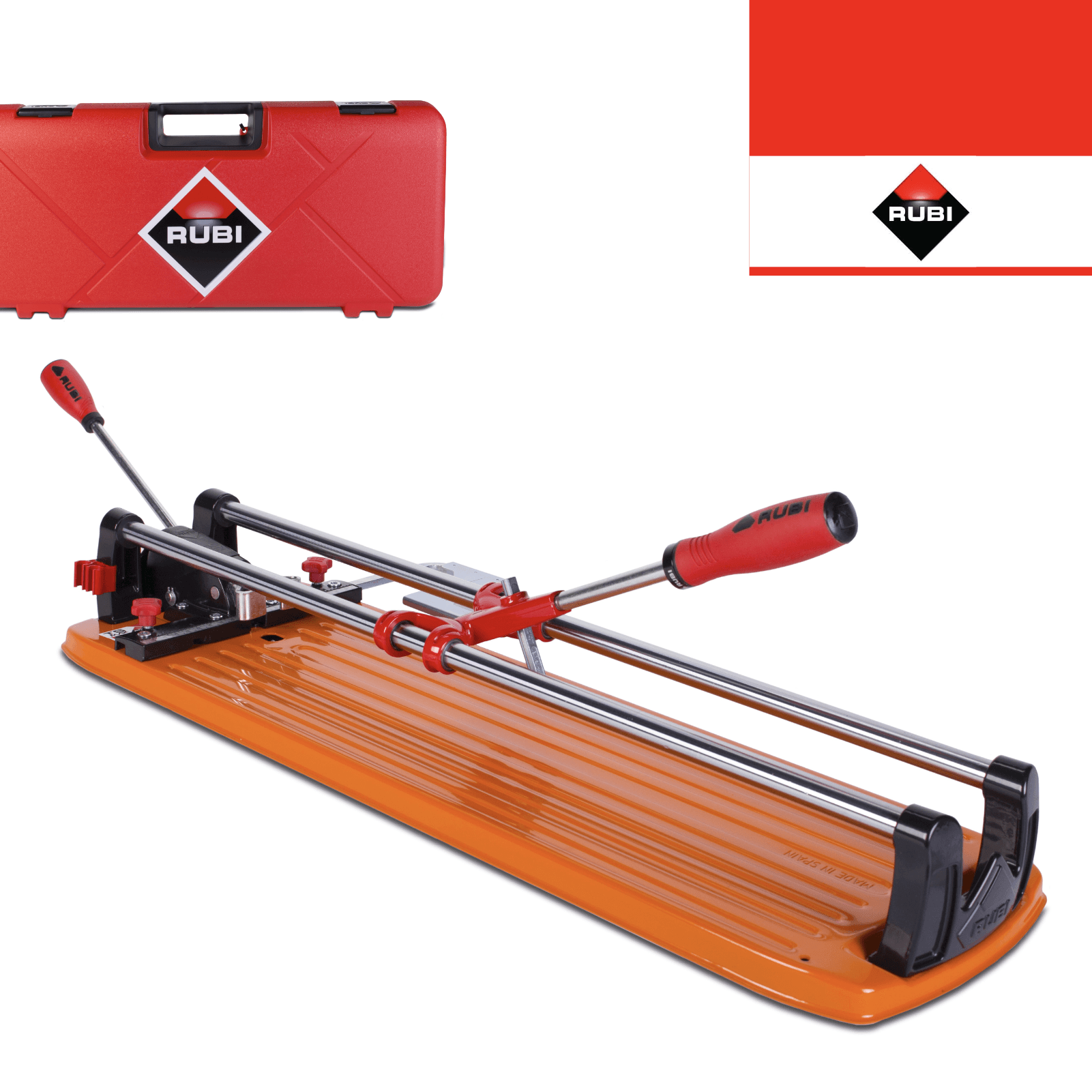 Cortador de Cerâmica Manual Rubi Profissional TS-57 Max + Mala (18921)