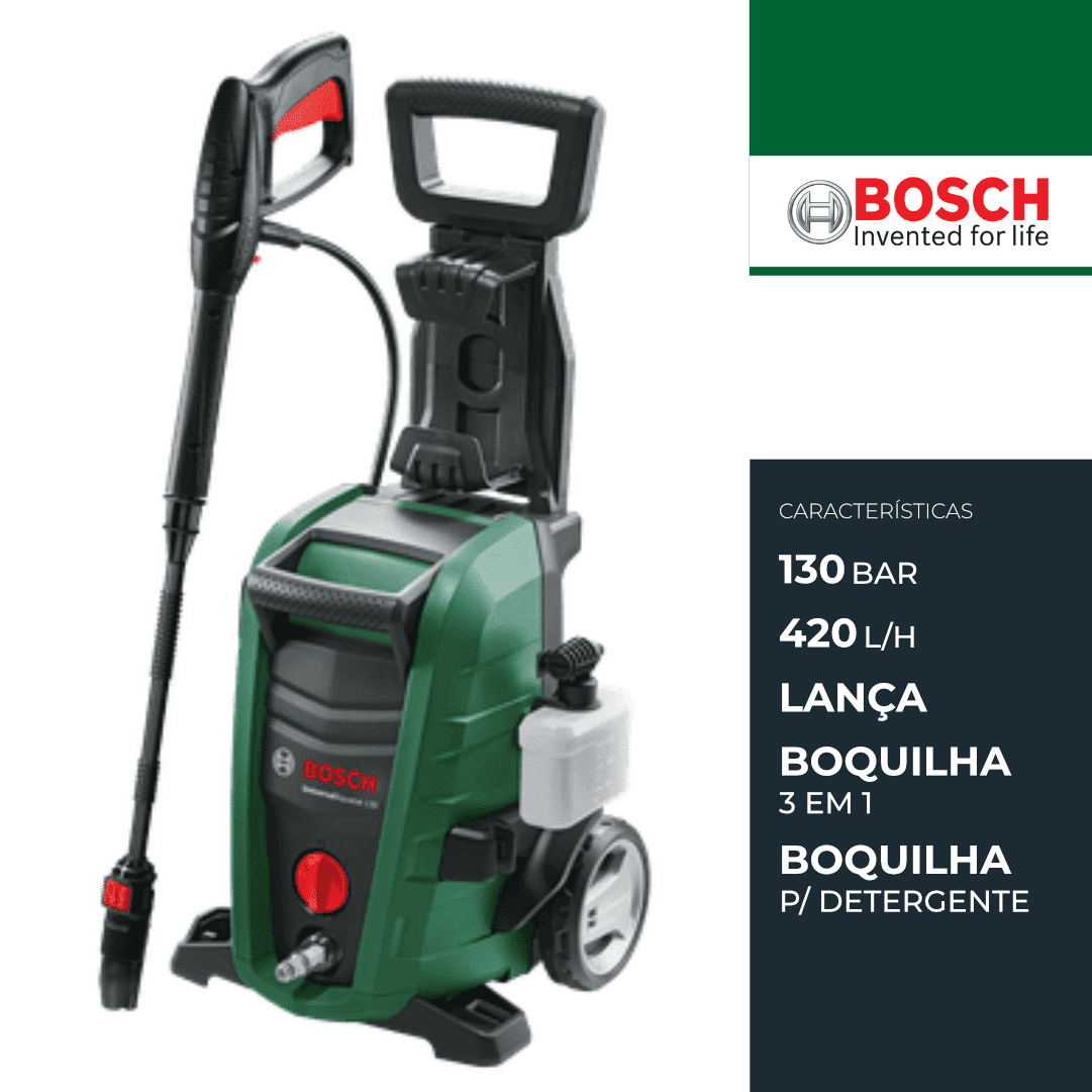 Máquina de Lavar a Pressão Elétrica Bosch 1700W UniversalAquatak 130 (06008A7B00)