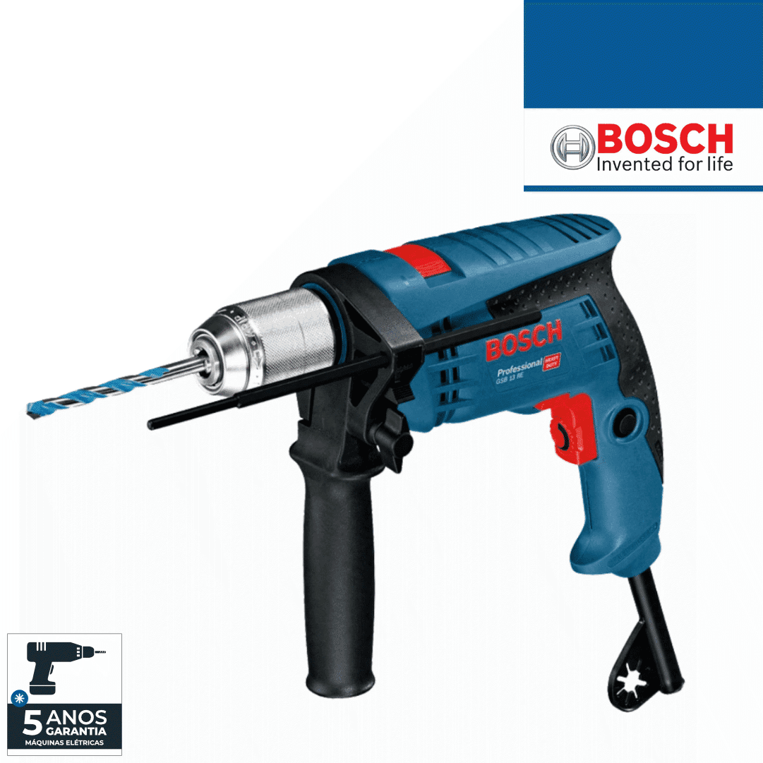 Berbequim Elétrico c/ Percussão Bosch Profissional GSB 13 RE (0601217100)