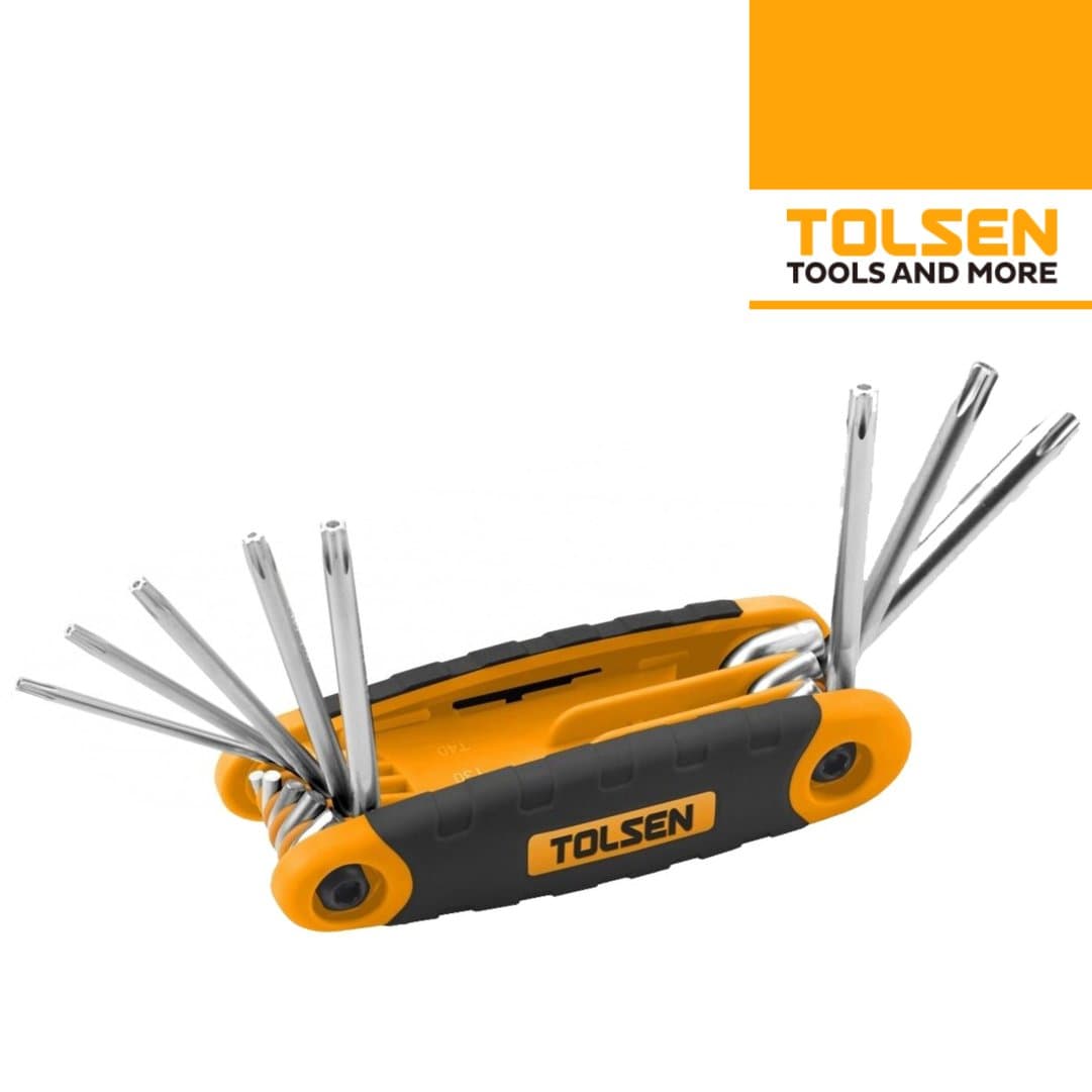 Jogo Navalha Chaves Torx Tolsen - 8PCS 