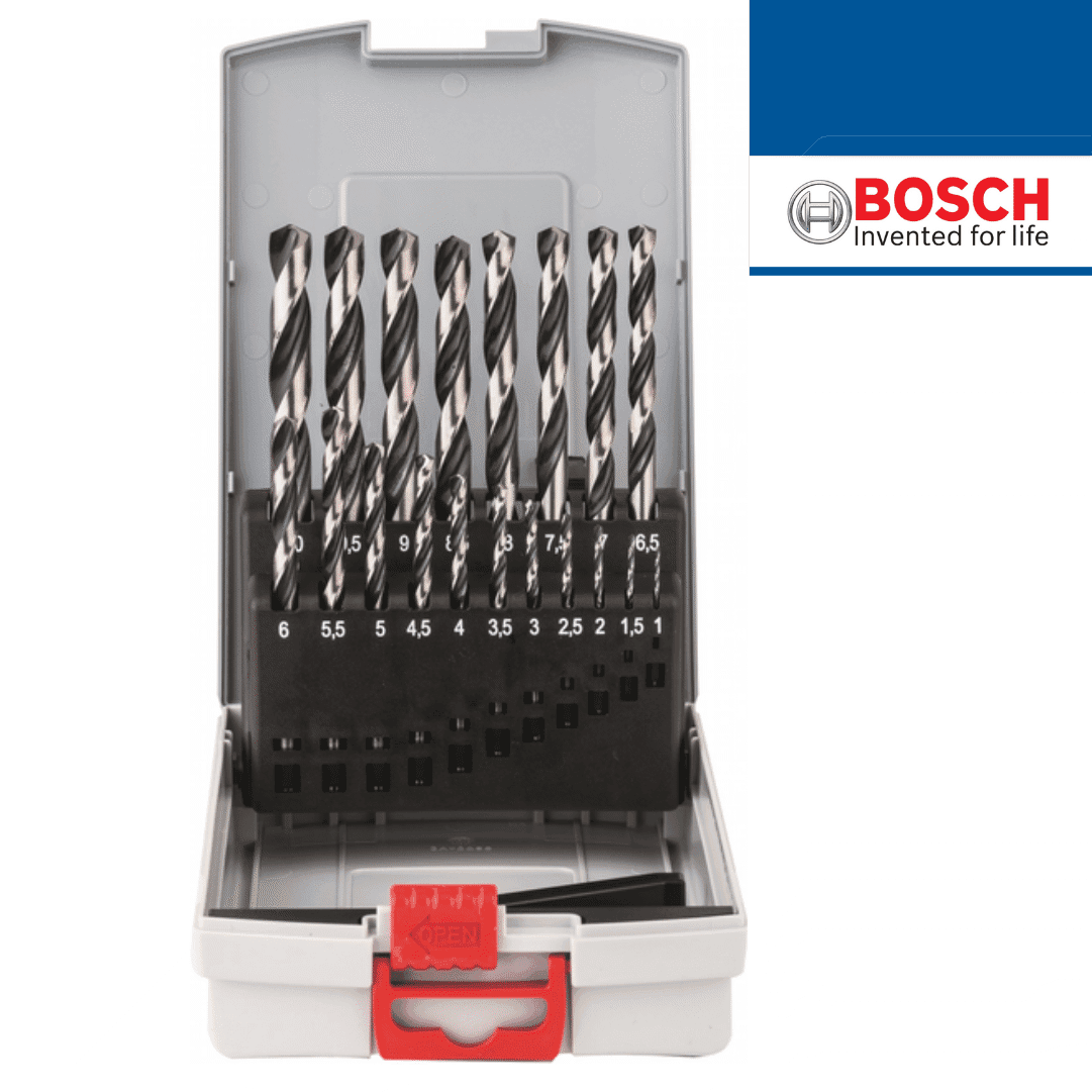 Conjunto Bosch ProBox Brocas p/ Metal HSS PointTeQ - 19PCS (2608577351)