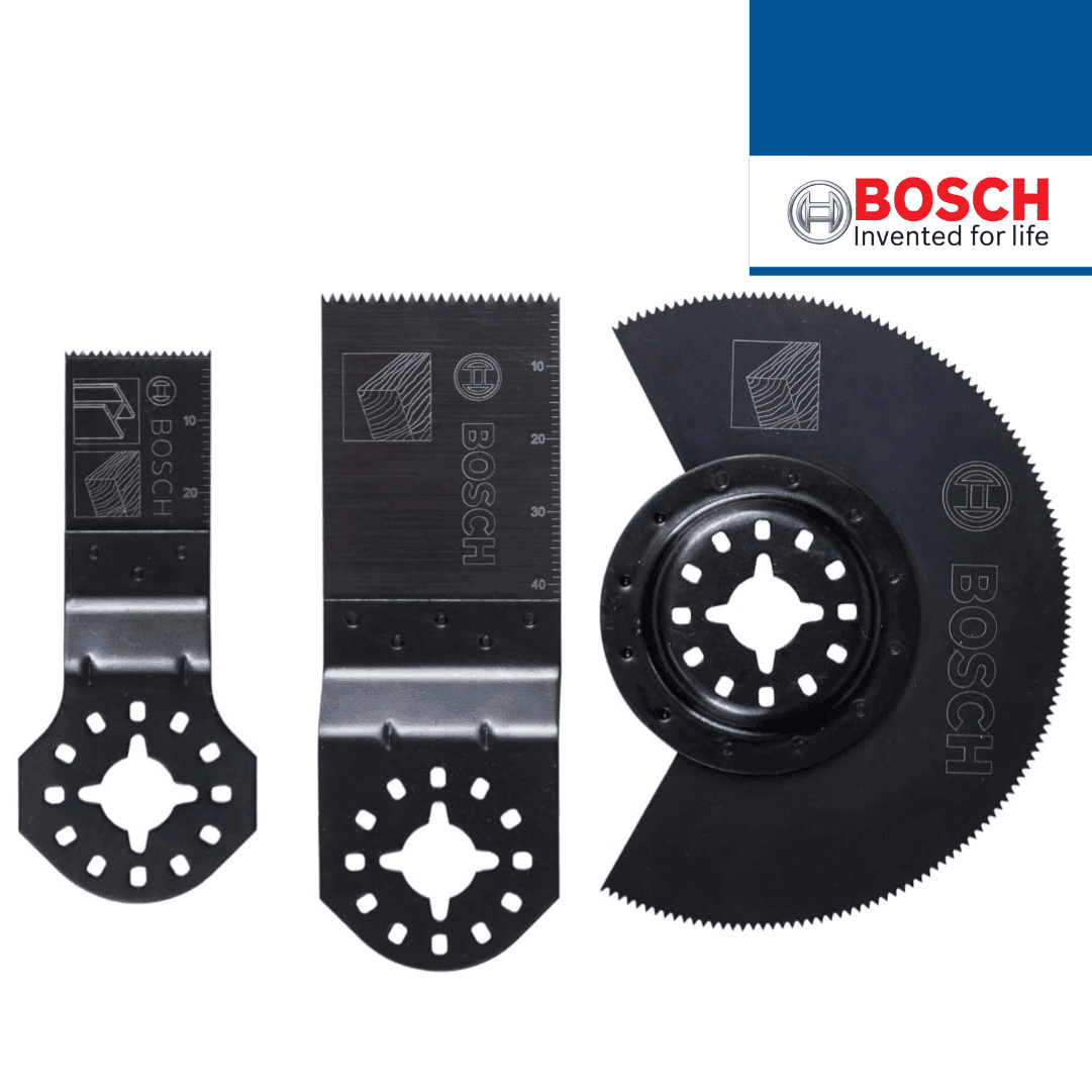 Jogo Serras Starlock Bosch p/ Multiferramenta - 3PCS (2608662343)
