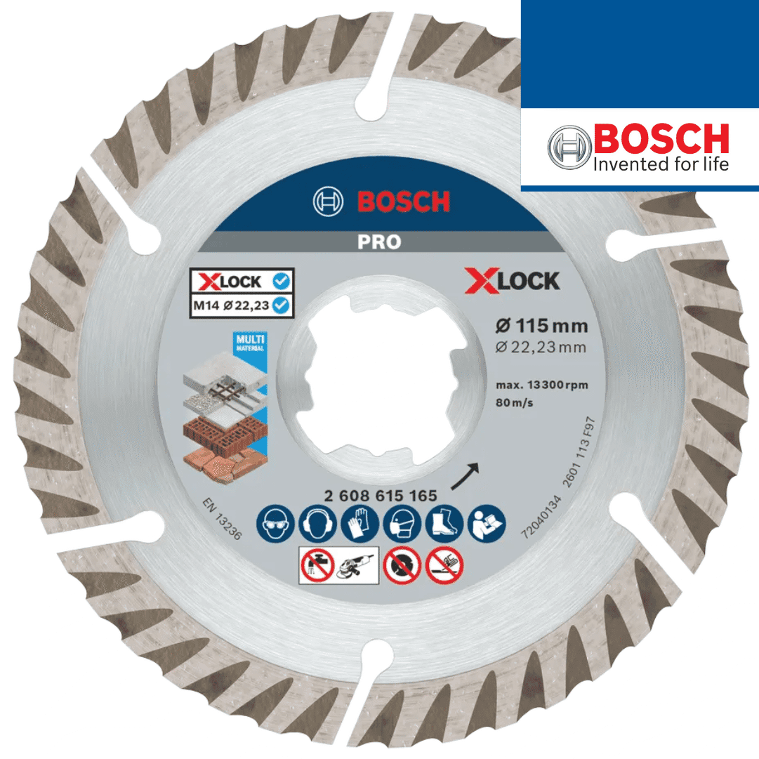 Disco Diamante Bosch X-Lock Standard Universal 115MMx2MM (2608615165)