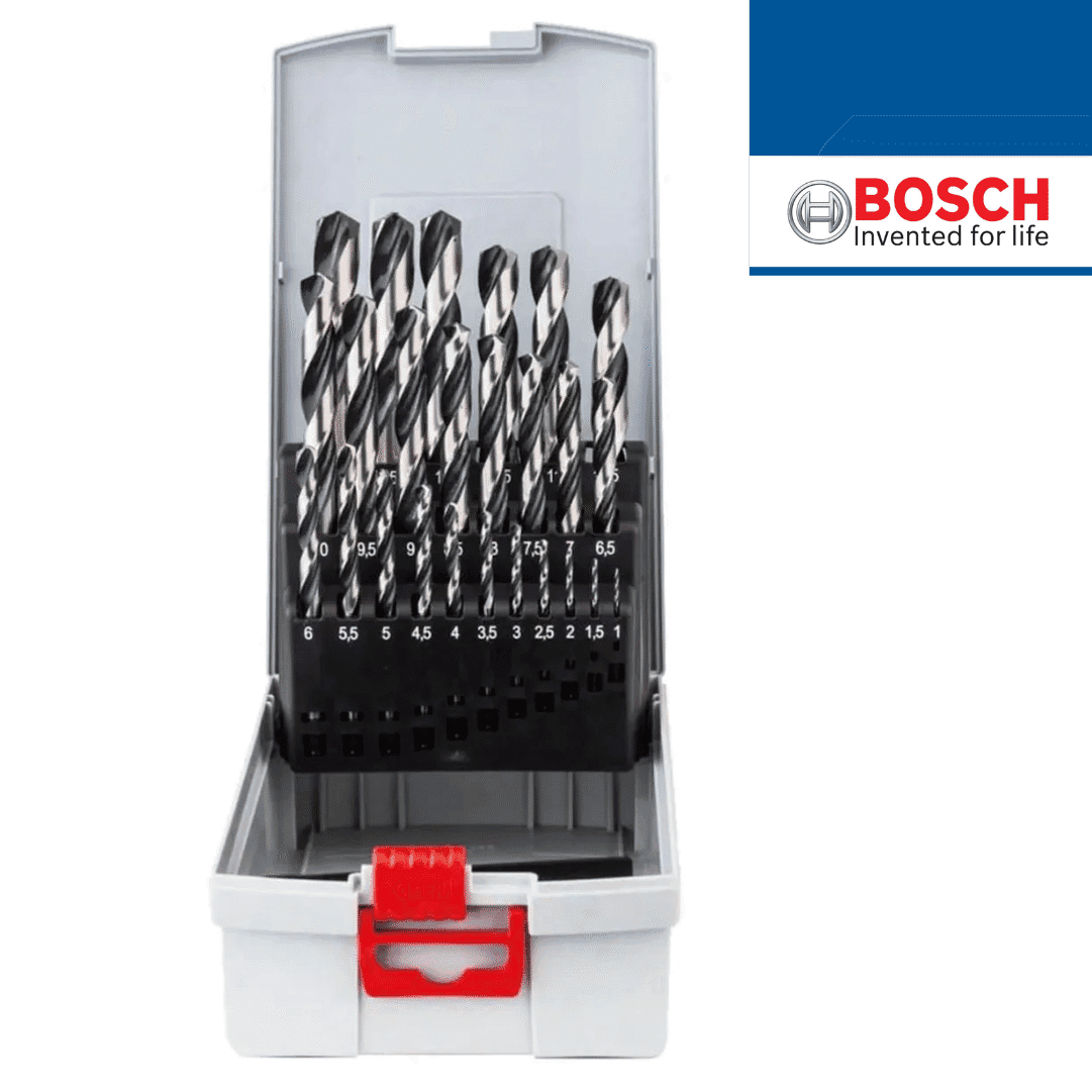 Conjunto Bosch ProBox Brocas p/ Metal HSS PointTeQ - 25PCS (2608577352)