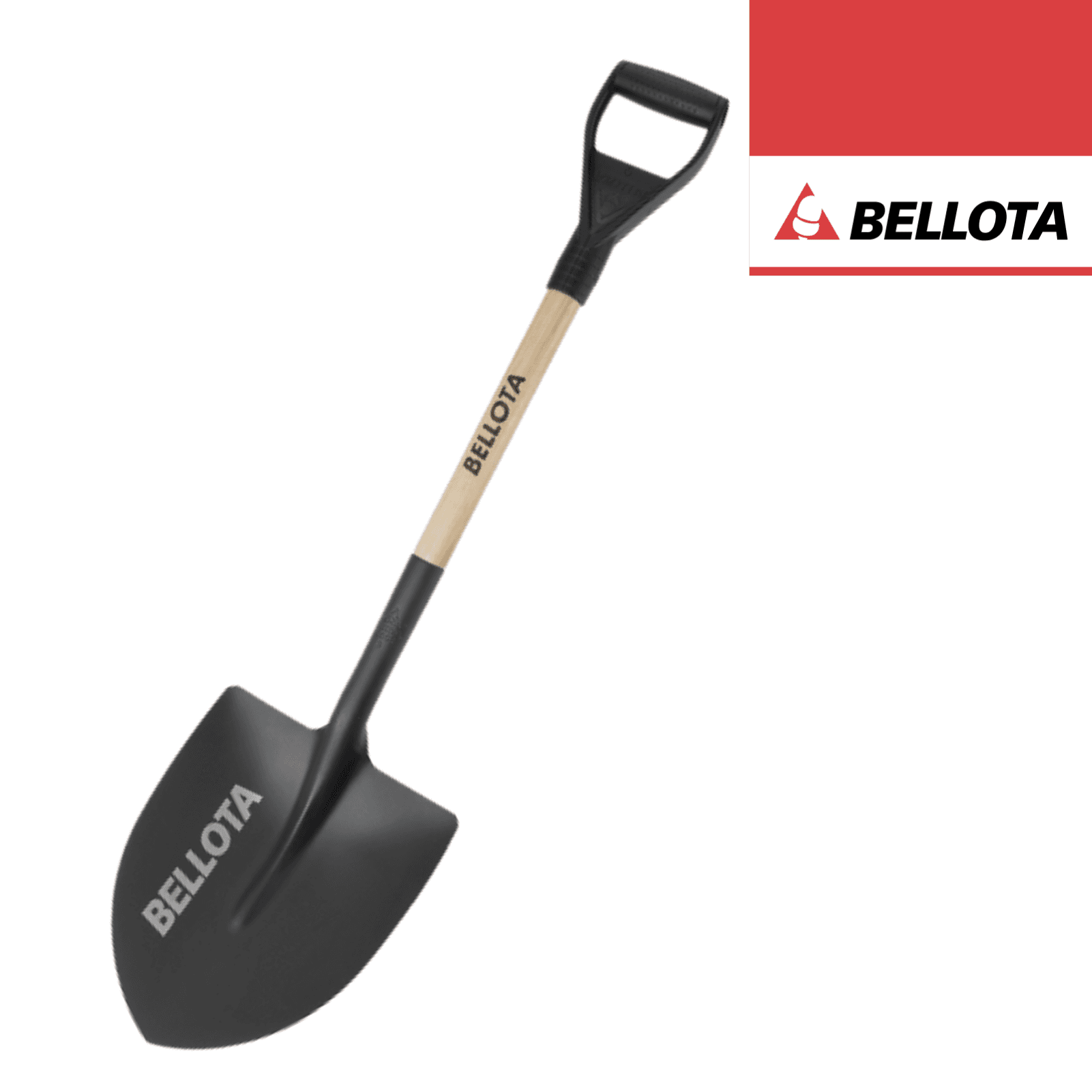 Pá Bico Preto Bellota c/ Pega Plástico
