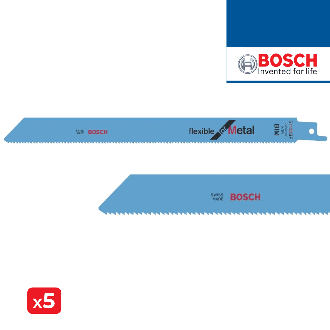 Lâmina Serra Sabre Bosch S 1122 BF p/ Metal - 2UNI (2608656041)