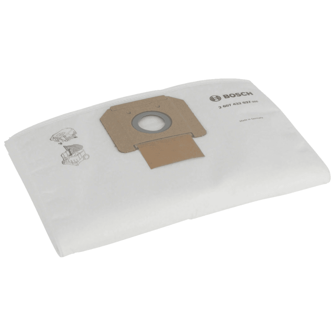 Sacos Tecido Sintético Bosch p/ Aspirador ~40LT - 5UNI (2607432037)