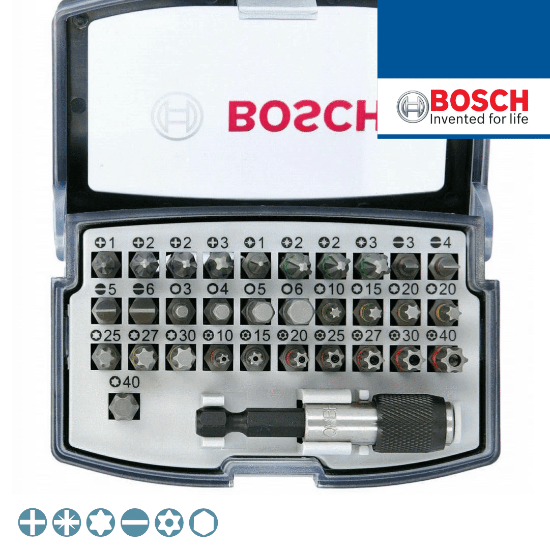 Jogo Bits Bosch - 32PCS (2607017319)