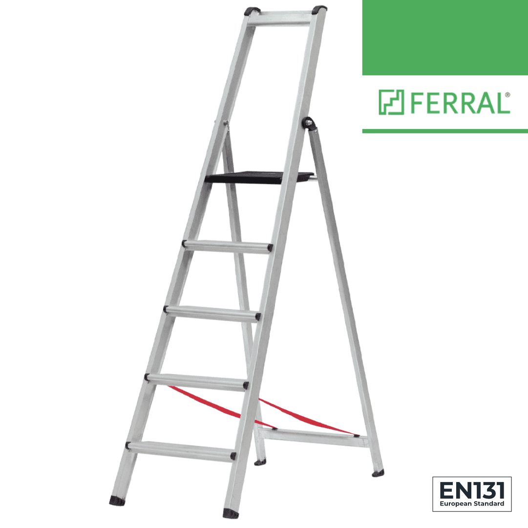 Escadote Alumínio Ferral Extra Profissional