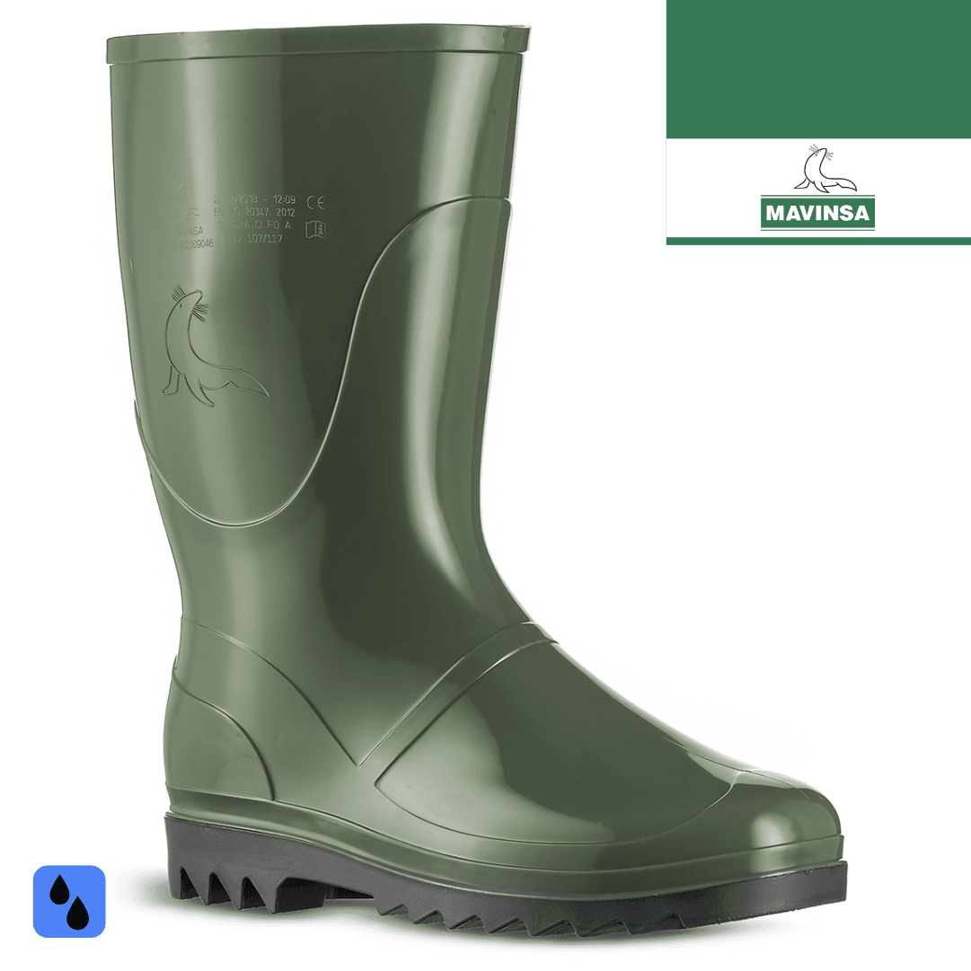 Bota Borracha PVC 1/2 Cano s/ Proteção