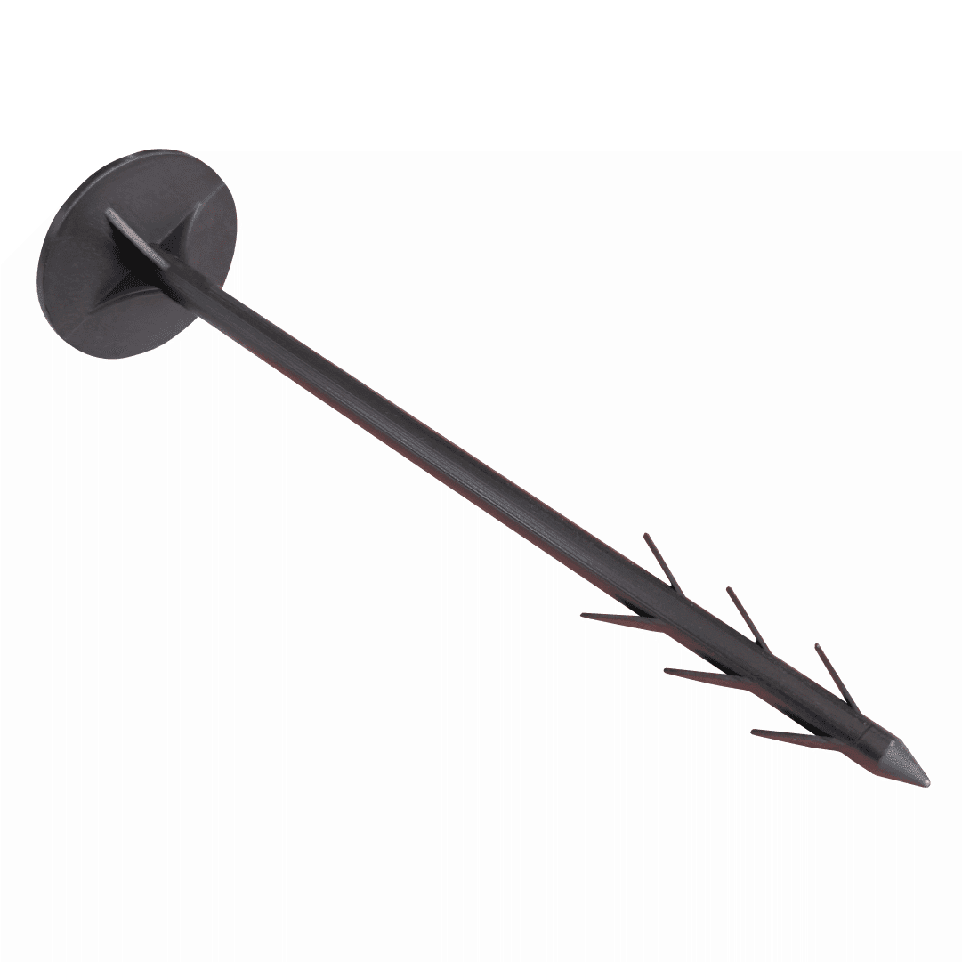 Espeto Plástico p/ Fixação de Tela Anti Crescimento de Ervas 15CM