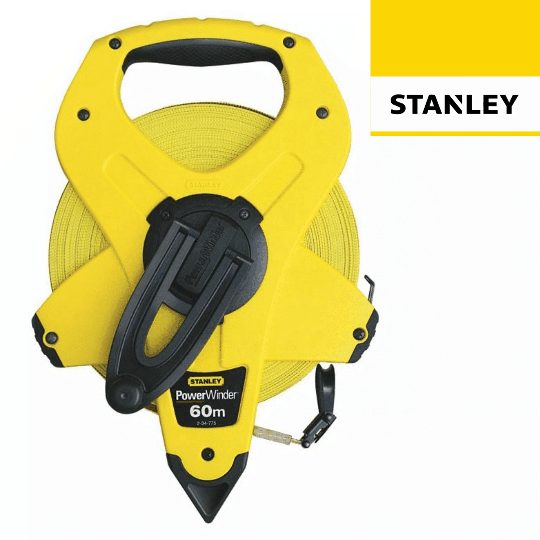Fita Métrica Stanley em Fibra de Vidro - 12,7MM 60MT 