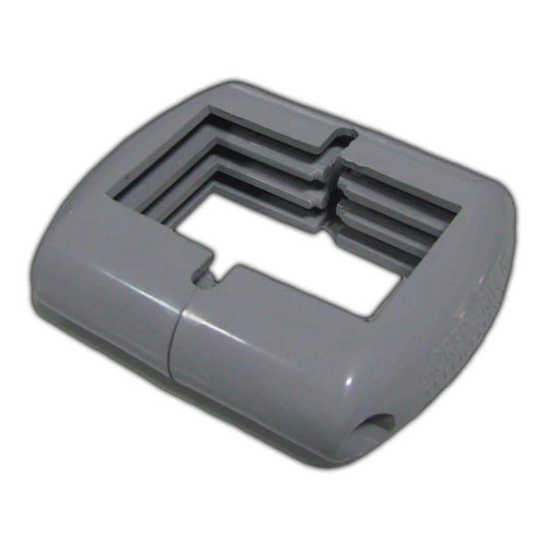 Abraçadeira Plástico Retangular - Cinza RAL7030