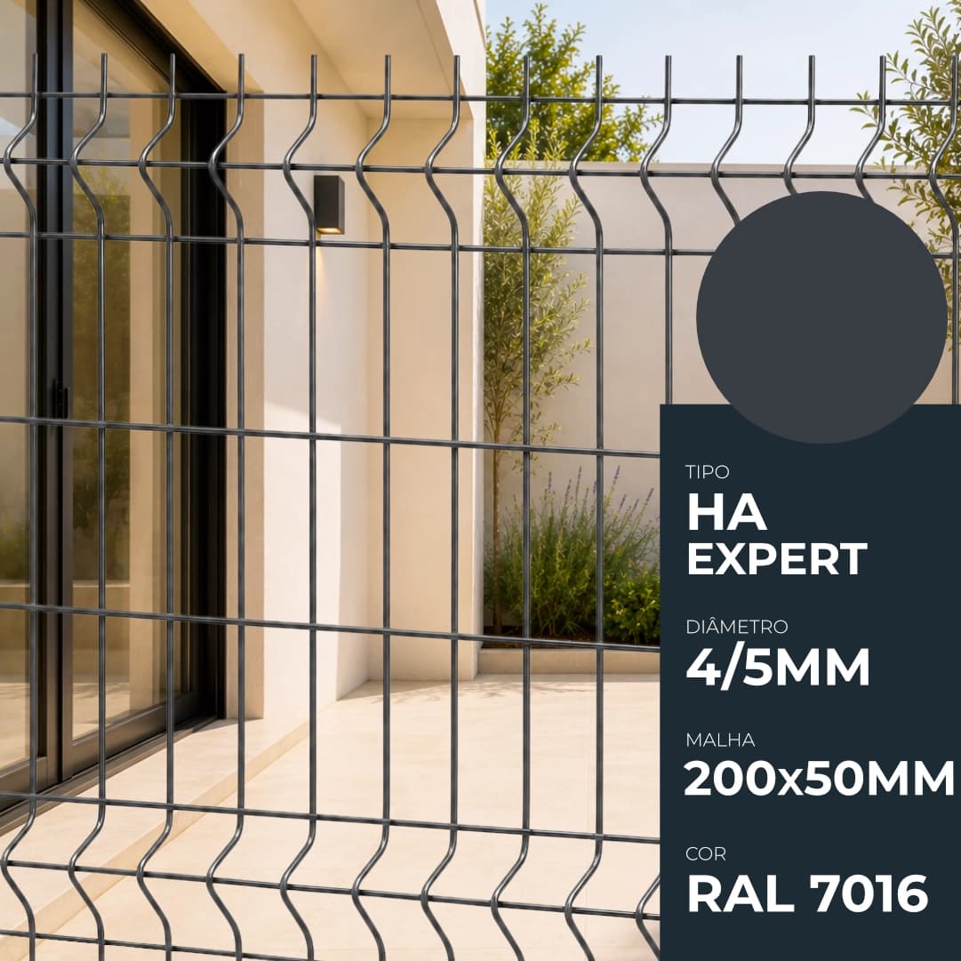 Painel Plastificado HA Expert - Cinza RAL7016