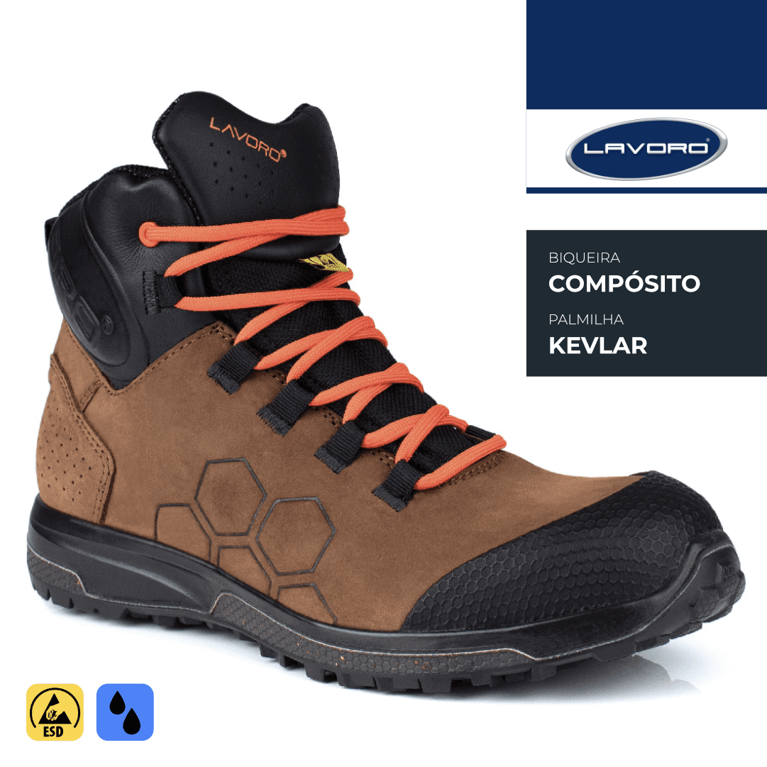 Bota Segurança Lavoro Lando Brown