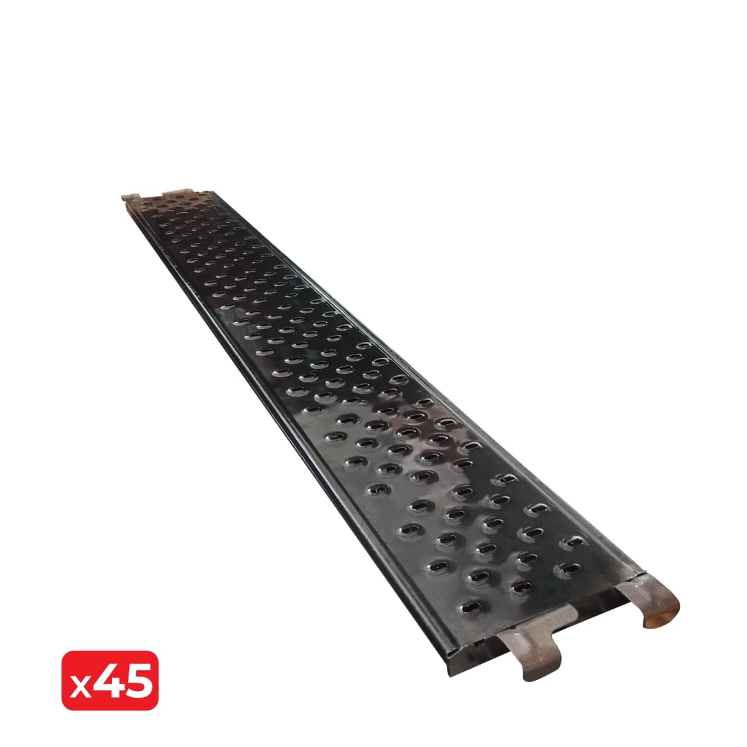 Prancha Metálica Pintada p/ Andaime Tradicional 40CM - 45UNI