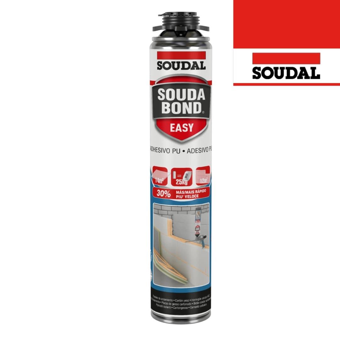 Espuma Poliuretano Soudabond Easy Soudal - 750ML 
