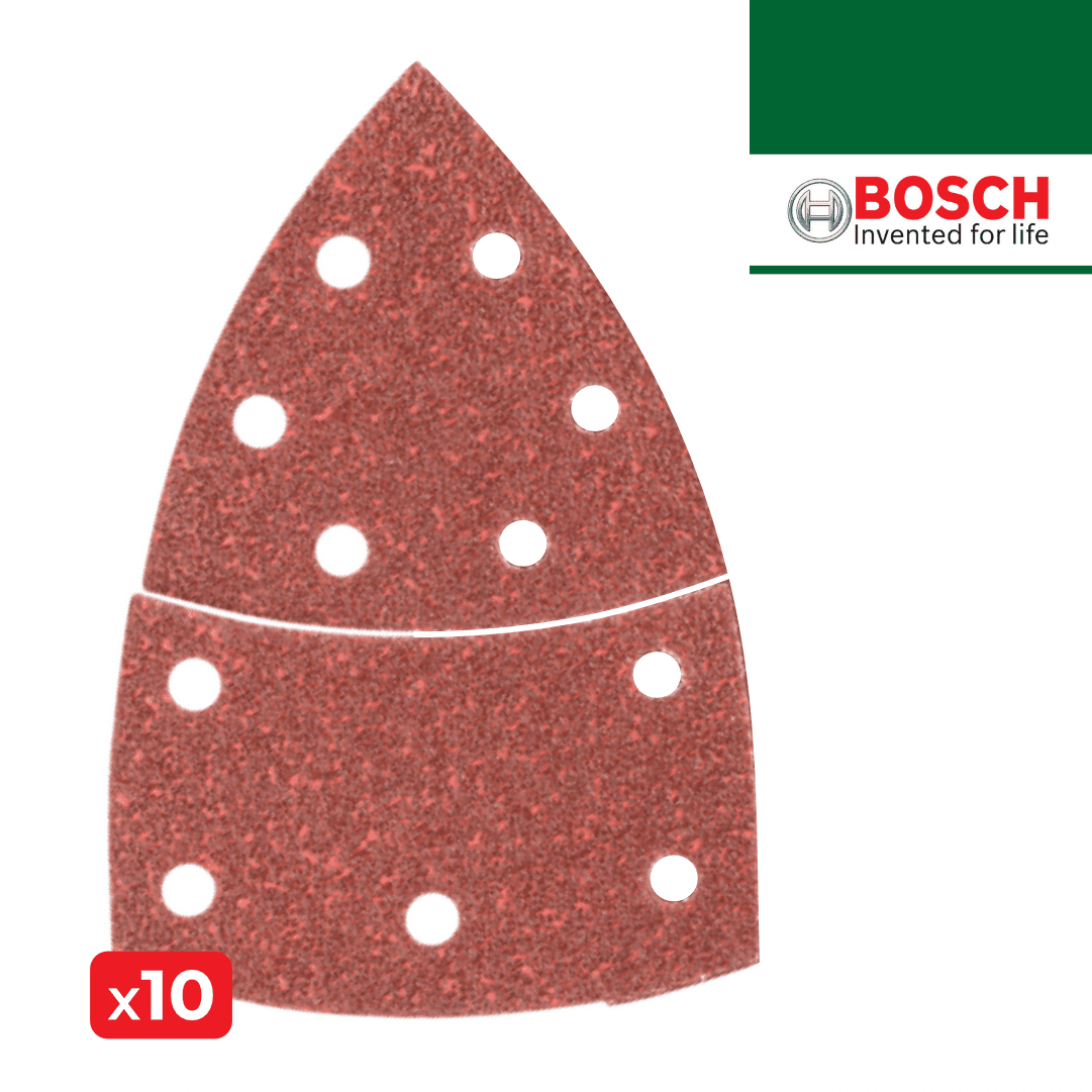 Lixas Bosch p/ Multi Lixadeira 102MMx63/93MM - 10UNI (2609256A67)