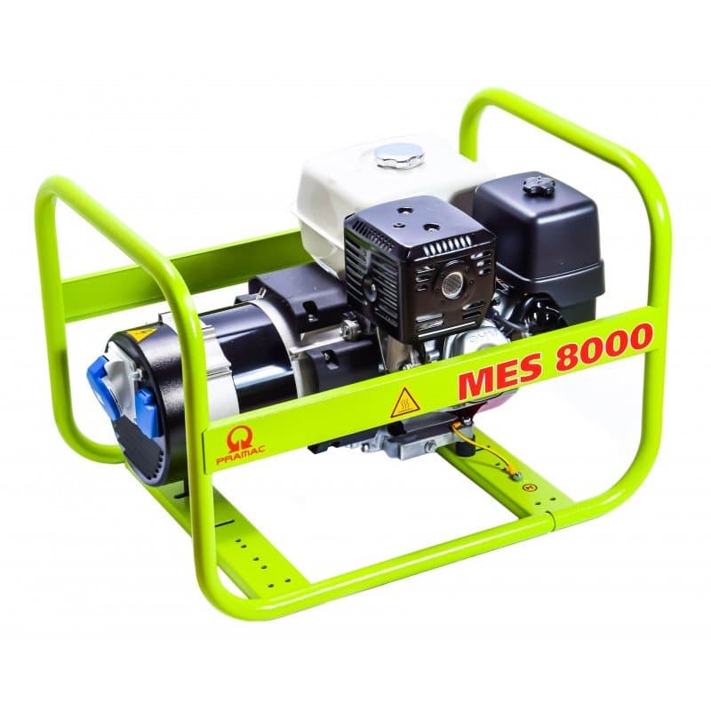 Gerador Pramac Trifásico MES8000 6600W c/ Motor Honda
