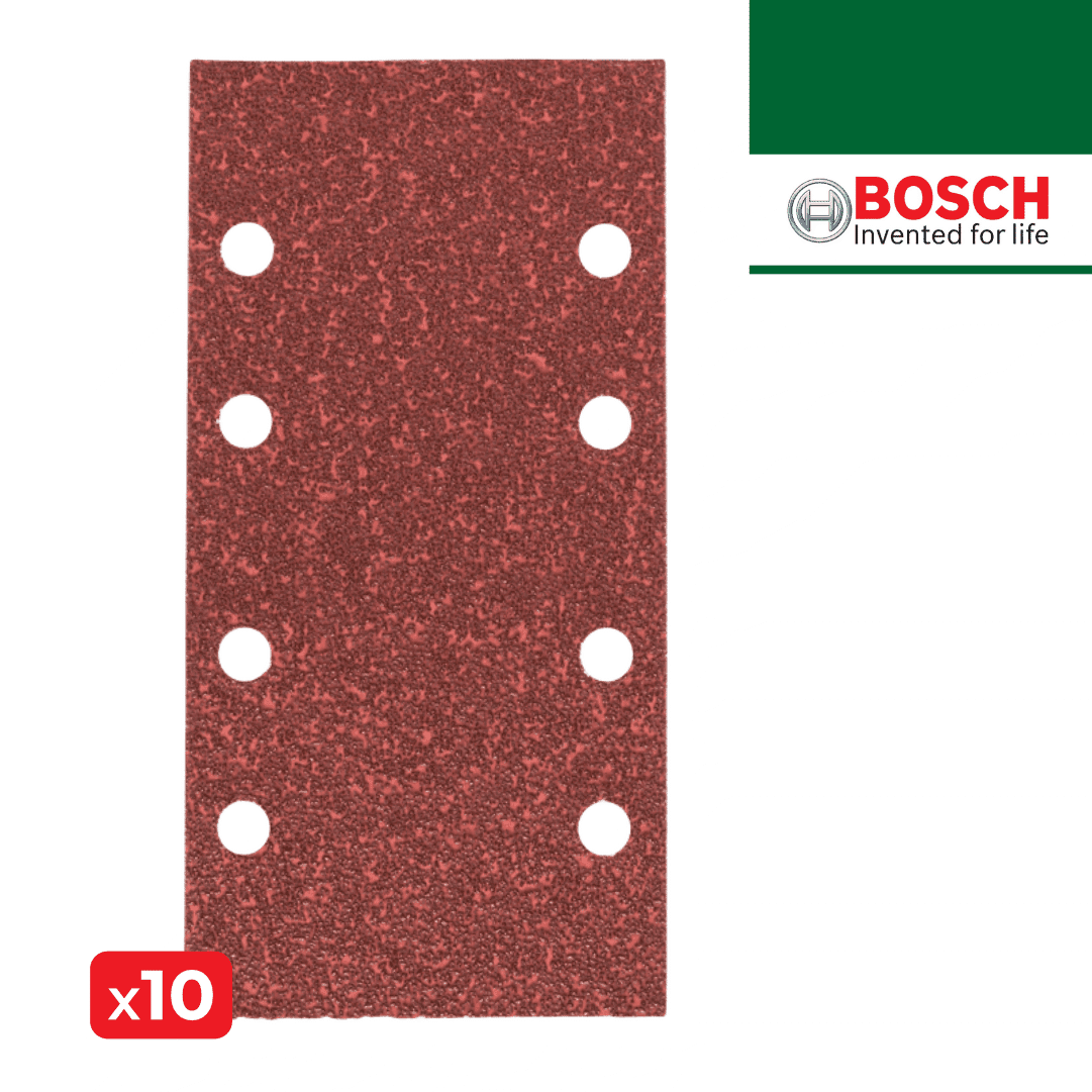 Lixa Bosch p/ Lixadeira 93MMx186MM - 10UNI (2609256A86)