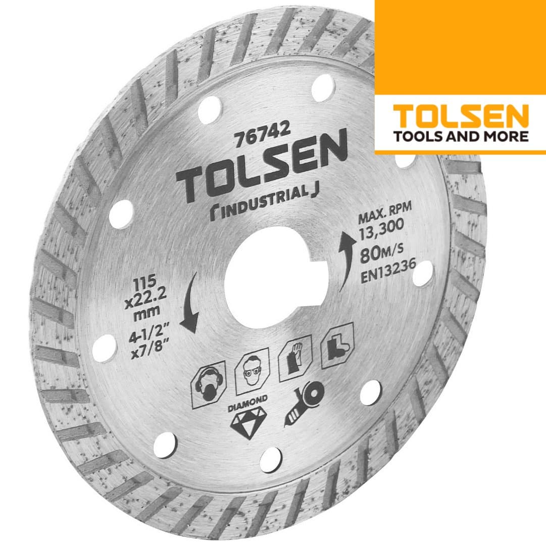 Disco Diamante Turbo Tolsen Industrial Multi Material 230MM 