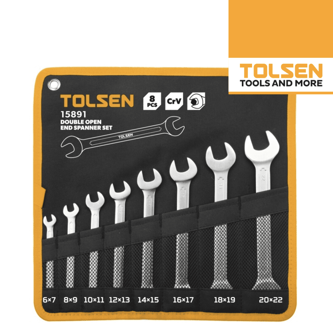 Jogo Chaves Bocas Tolsen 6/7MM a 20/22MM - 8PCS 