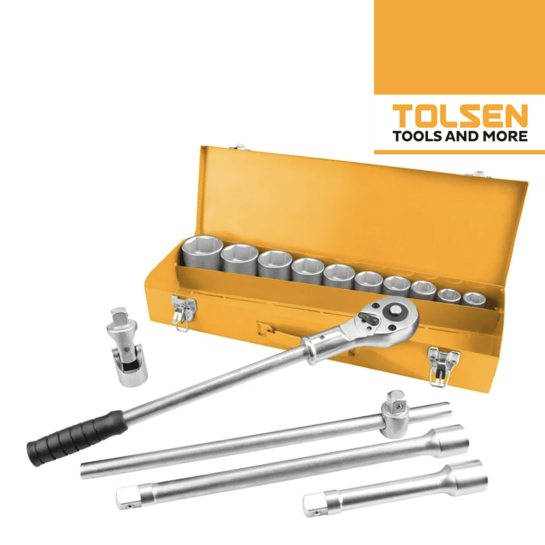 Jogo Chaves Caixa Tolsen Industrial 3/4'' - 15PCS 