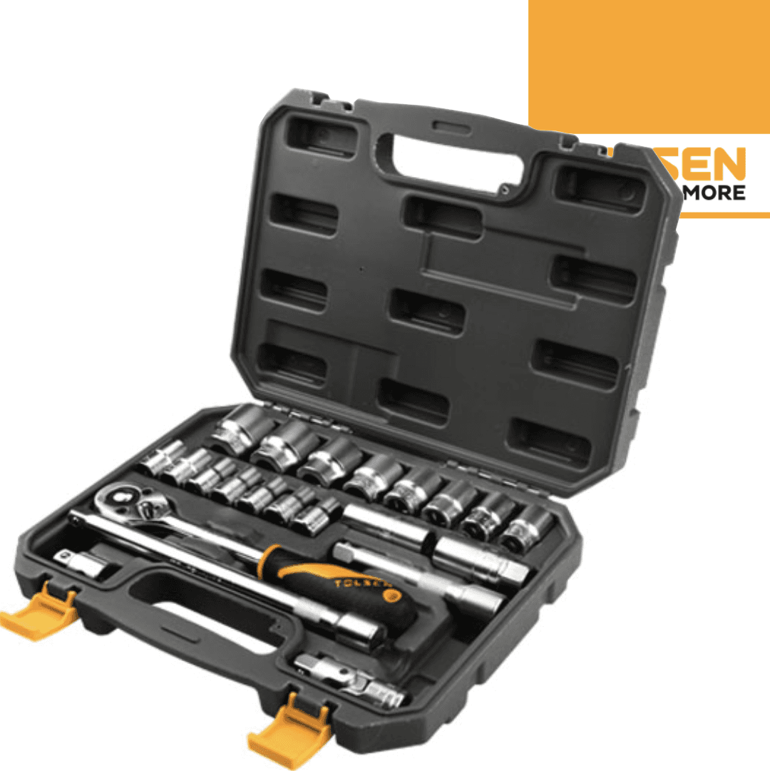 Jogo Chaves Caixa Tolsen Industrial 1/2'' - 22PCS