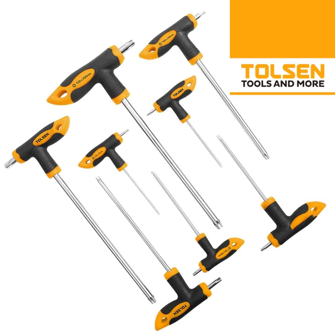 Jogo Chaves Torx T Tolsen - 8PCS