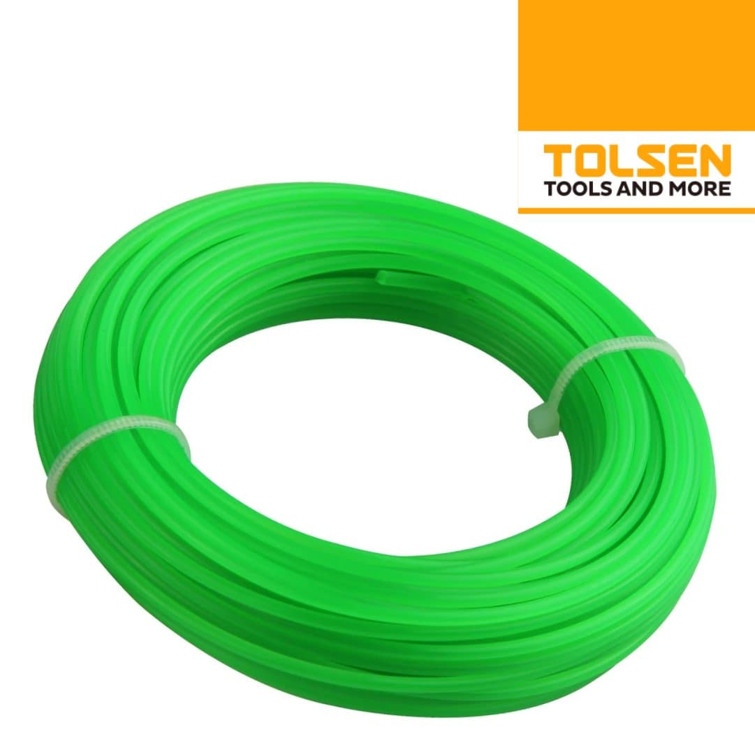 Fio Nylon Redondo Tolsen p/ Roçadora 2MMX15MT 
