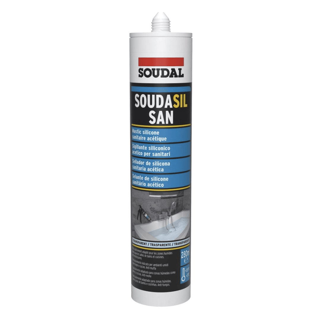Silicone Soudasil San Sanitários Transparente - 280ML
