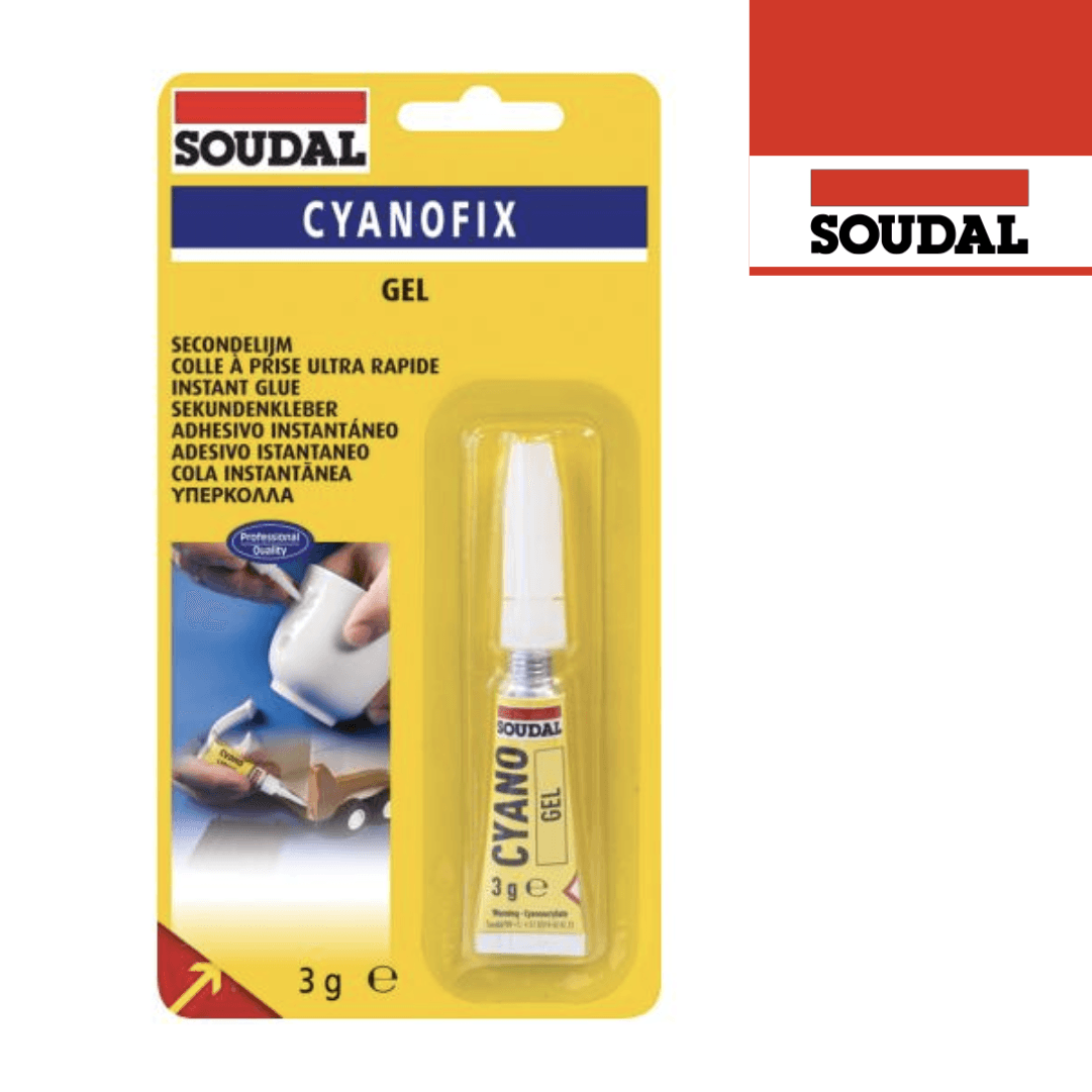 Super Cola CyanoFix Gel Soudal - 3GR 