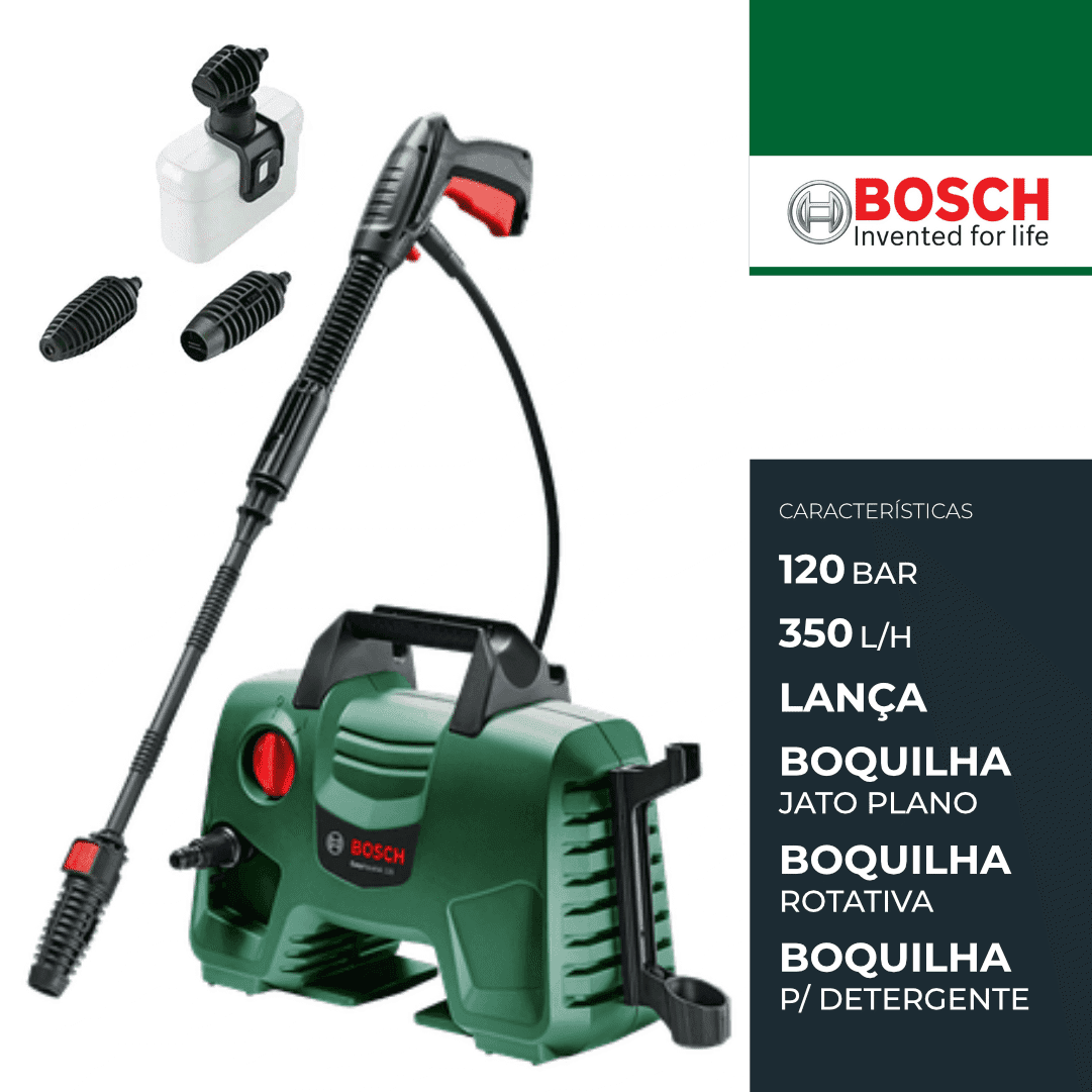 Máquina de Lavar a Pressão Elétrica Bosch 1500W EasyAquatak 120 (06008A7901)