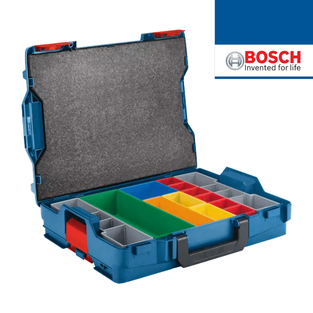 Mala Bosch Profissional L-Boxx 102 + Set de 13 Caixas de Arrumação (1600A016NA)
