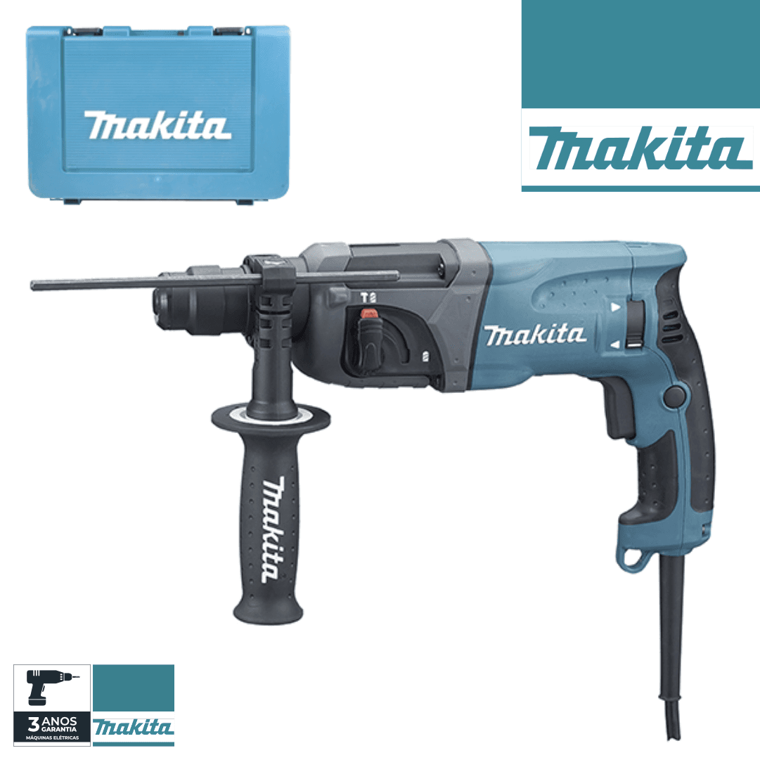 Martelo Perfurador Makita 2KG-22 + Mala (HR2230)