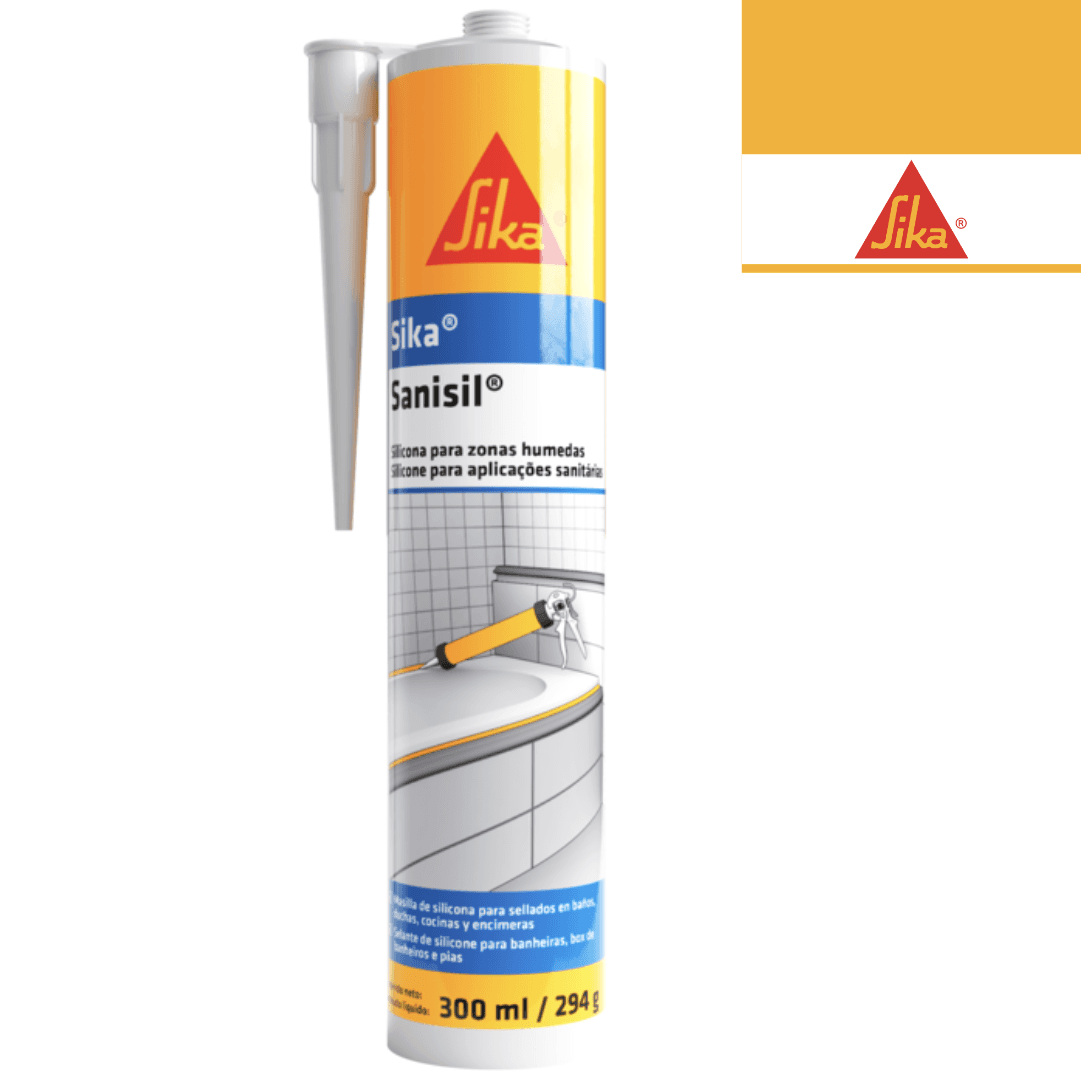 Silicone Sanitário Sika Sanisil - 300ML