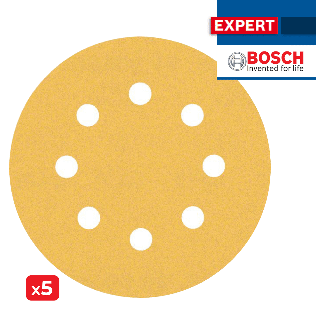 Lixa Bosch Expert C470 p/ Lixadeira Ø125MM - 5UNI