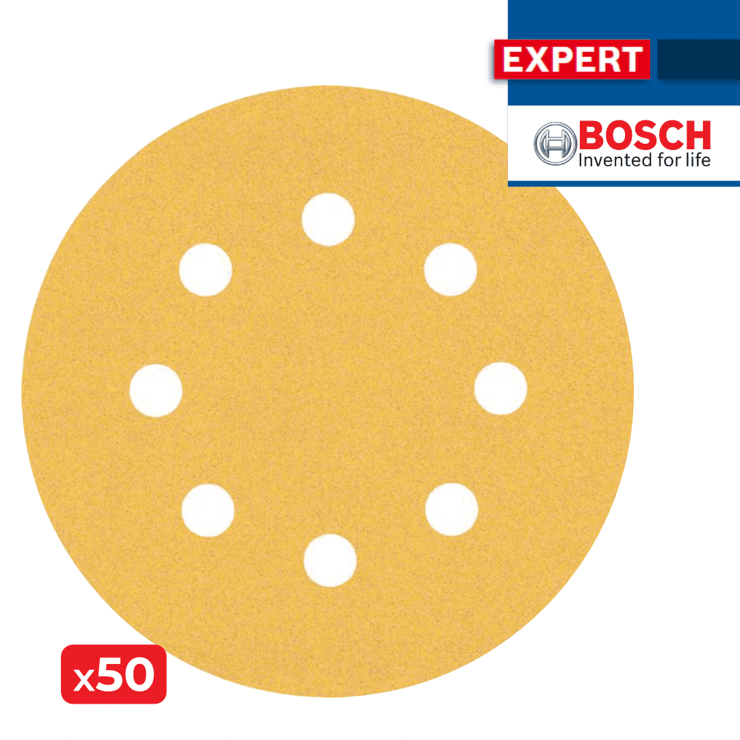 Lixa Bosch Expert C470 p/ Lixadeira Ø125MM - 50UNI