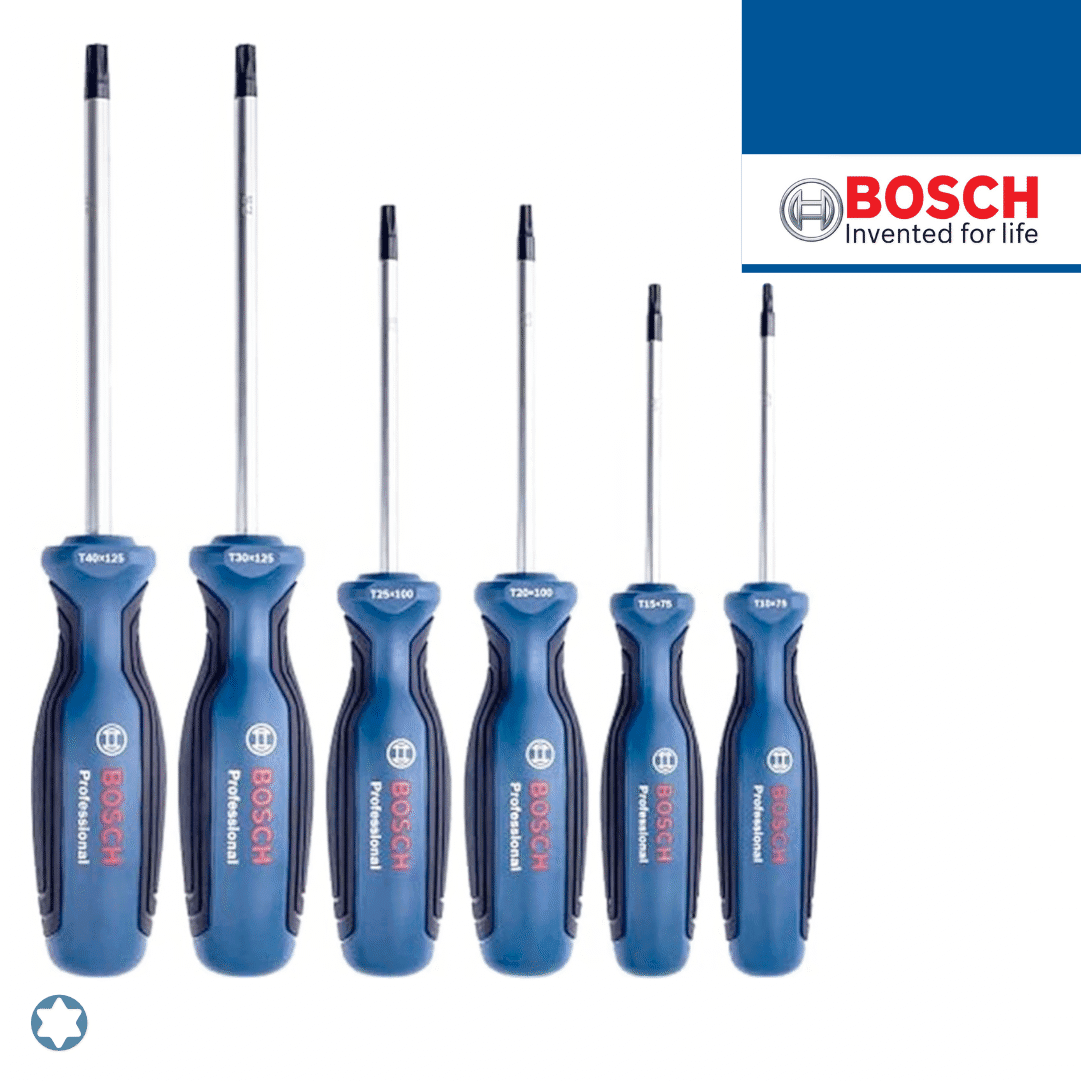 Jogo Chaves Torx Bosch - 6PCS
