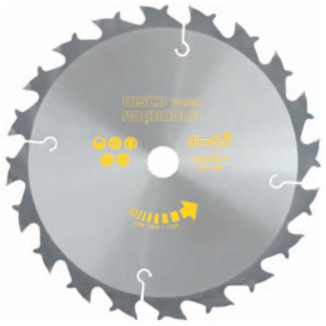 Disco p/ Roçadora Pastilhado DR20Z 255x2.3MM