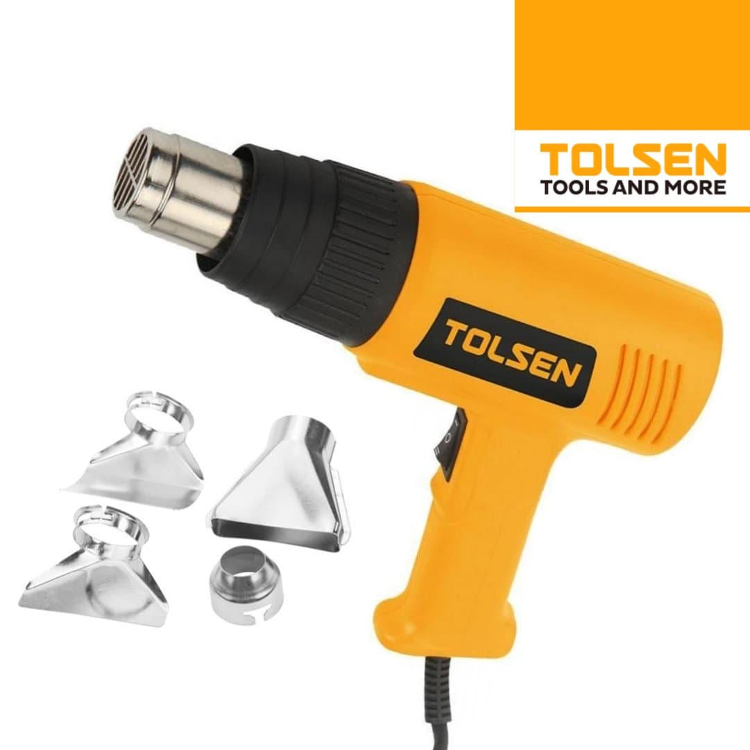 Soprador Ar Quente Tolsen 2000W + Acessórios 
