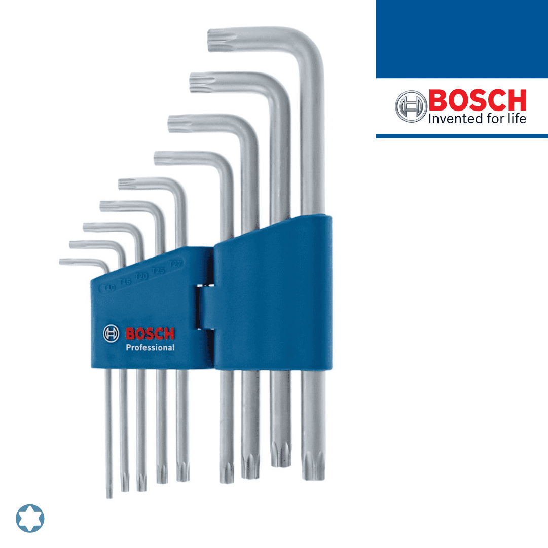Jogo Chaves Torx Longa Bosch - 9PCS