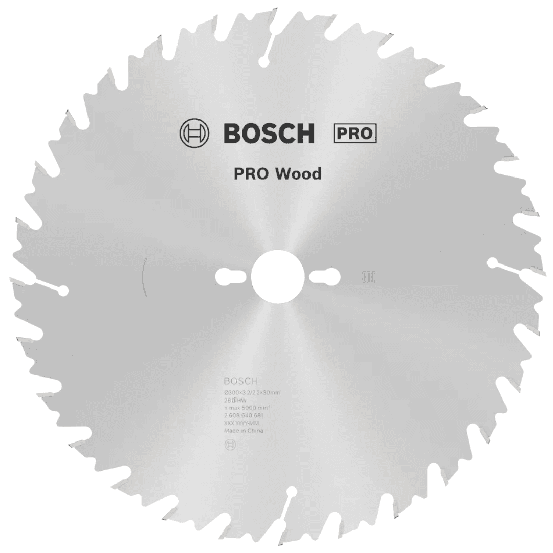 Disco Bosch Madeira p/ Serra Circular 300MMx3.2MM 30D (2608640681)