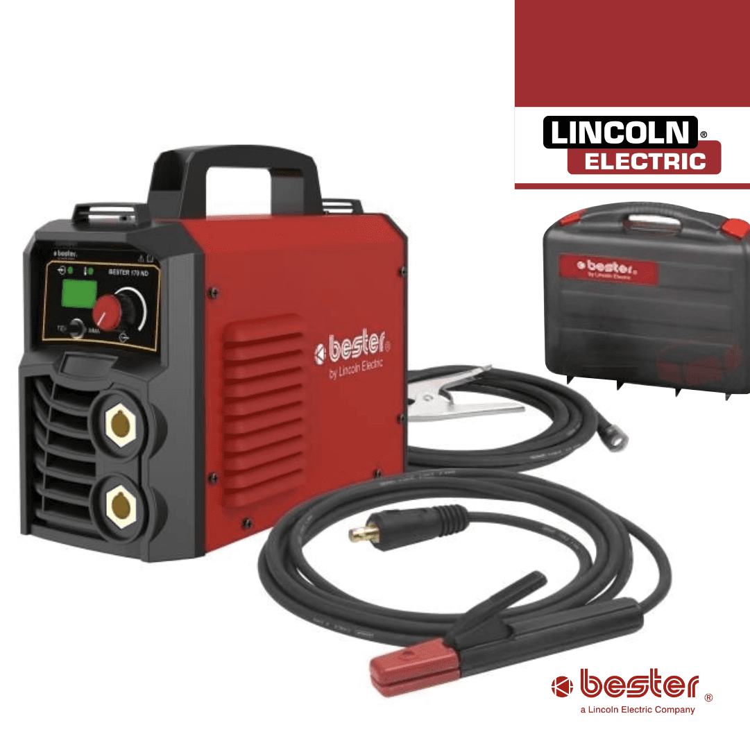 Aparelho Soldar Bester by Lincoln 170-ND Inverter + Mala