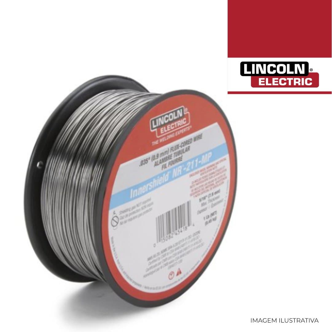 Fio de Solda Fluxado Lincoln Innershield NR-211MP 0.9MM - 450GR